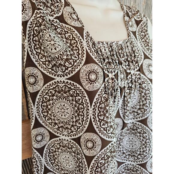 Talbots silk blend summer top slit sides size 12 EUC Sleeveless layering tank - Picture 2 of 8